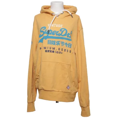 Sweat à capuche (Jaune) de Superdry Coton, Polyester