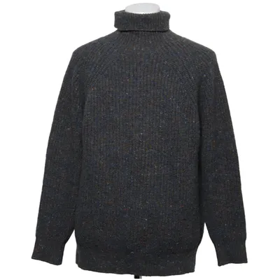 Polotröja (Grå, Flerfärgad) från Inis Meain Kashmir, Merinoull