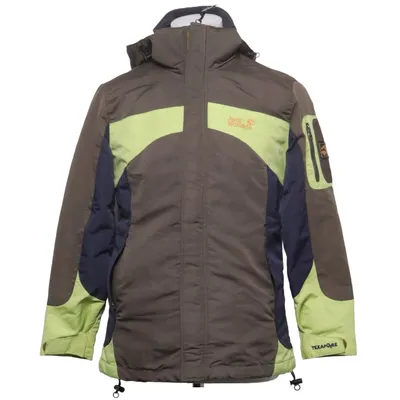 Allvädersjacka (Brun, Blå, Gul) från Jack Wolfskin Polyamid, Polyuretan