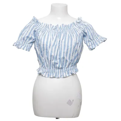 Top (Blå, Hvid) fra Forever 21 Bomuld