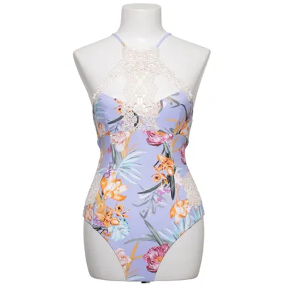 Maillot de bain une pièce (Bleu, Multicolore) de Resort Élasthane, Polyamide, Polyester