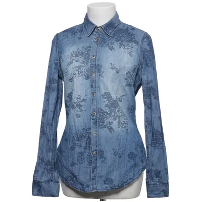 Jeansskjorta (Flower Denim Blouse) från Mustang True Denim Bomull