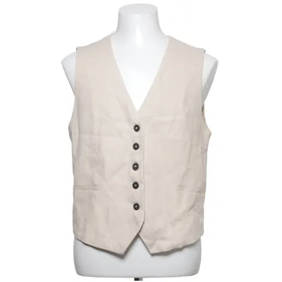 Kostuumgilet (Beige) van Zara Linnen