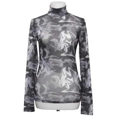 Top (Zwart, Grijs) van Minus Elastaan, Polyester