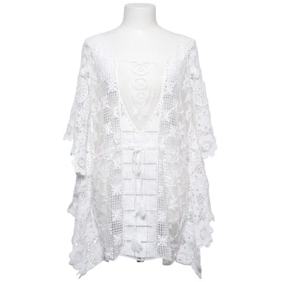 Robe de plage (Blanc) Coton