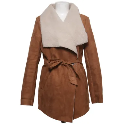 Shearling jacket (Brown, White) from Mymo Polyester
