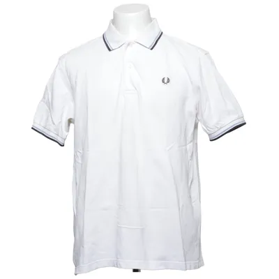 Polo (Blanc, Bleu) de Fred Perry