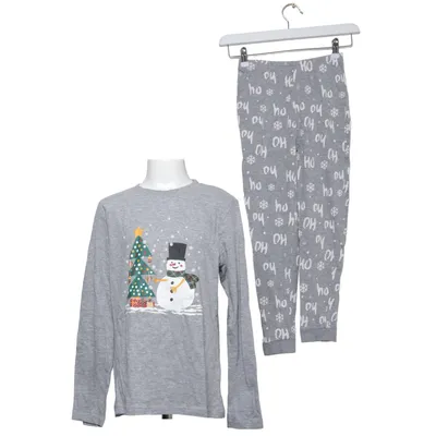 Pyjamas (Grå, Vit) från Pepperts Bomull, Viskos