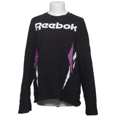 Sweatshirt (Black, White, Purple) from Reebok Classic Cotton, Elastane