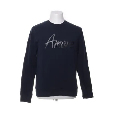 Collegetröja (Blå) från Amore Ekologisk bomull, Återvunnen polyester