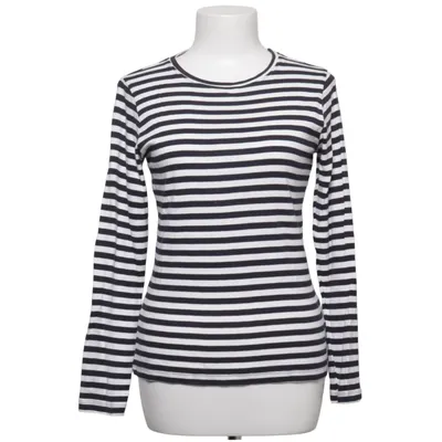 Langærmet t-shirt (Blå, Hvid) fra Brookshire Bomuld
