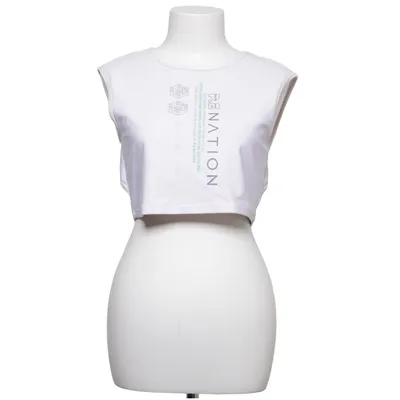 Crop top (Blanc) de P.E Nation Élasthane, Polyester recyclé