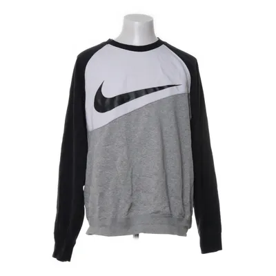 Collegetröja (Grå, Svart, Vit) från Nike Bomull, Polyester