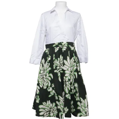 Robe (Vert, Blanc, Multicolore) de Zero Coton, Élasthane, Polyamide