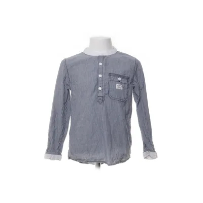 Henley T-shirt (Blå, Hvid) fra Kids by Lindex Bomuld
