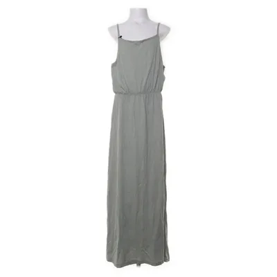Långklänning (Grön) från H&M Basic Bomull
