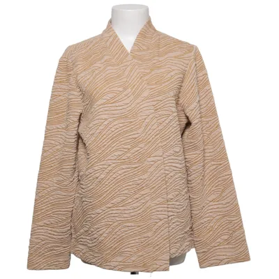 Cardigan (Beige, Jaune) de Alfredo Pauly Élasthane, Polyester