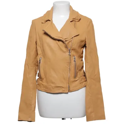 Veste de motard (Marron) de Ibana Cuir, Polyester