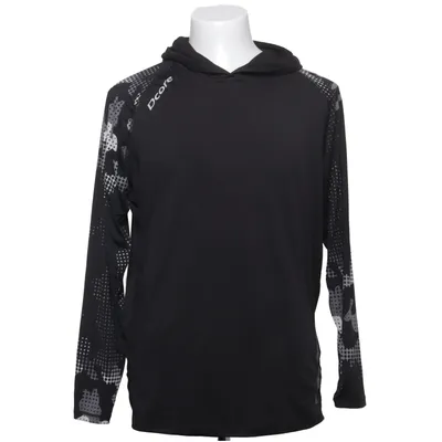 Huvtröja (Svart, Silverfärgad) från Dcore Elastan, Polyester