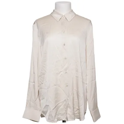 Skjorte (Beige) fra Strenesse Elastan, Silke