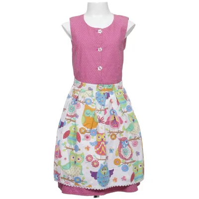 Dirndl (Pink, White, Multicolored)