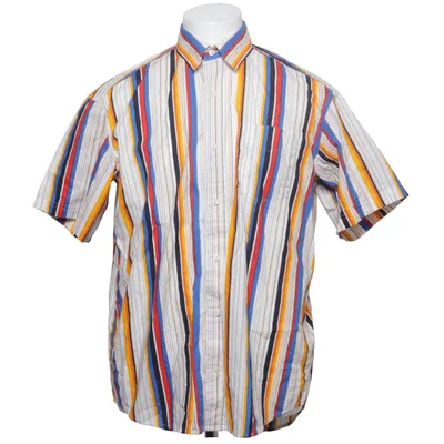Chemise à manches courtes (Blanc, Multicolore) de GANT Coton