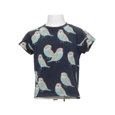 T-shirt (Blå, Flerfärgad) från Lindex Bomull, Elastan