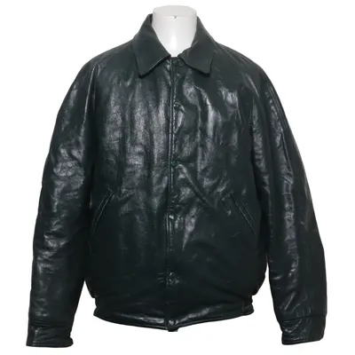 Leren jack (Blauw) van Shanter Sportswear