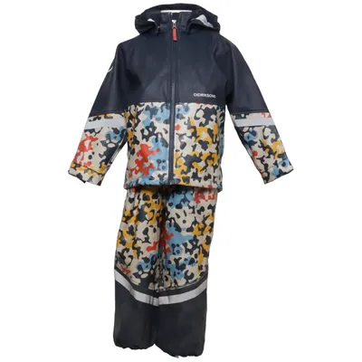Regenkleidung (Blau, Mehrfarbig) von Didriksons Polyester, Polyurethan