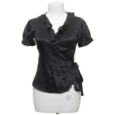 Bluse (Sort) fra Naracamicie Silke