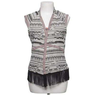 Gilet (Zwart, Wit, Grijs) van Scarlet Roos Katoen, Polyester