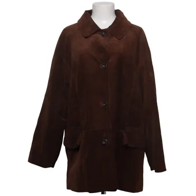 Ledermantel (Braun) von Conbipel Acetat, Leder