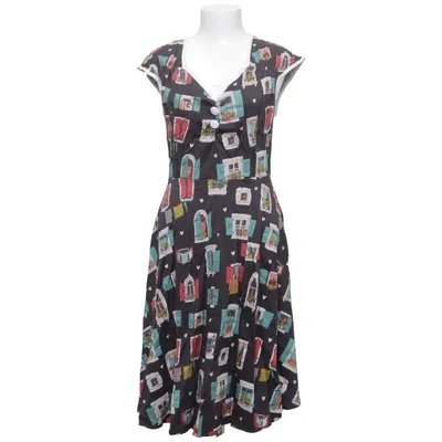 Dress (Black, Multicolored) from Lady Vintage Cotton, Elastane