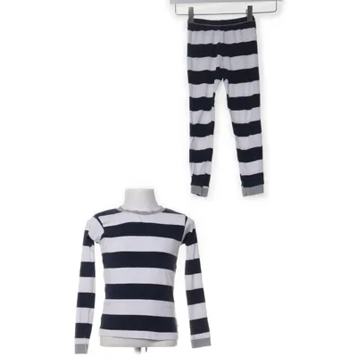 Pyjama (Blauw, Wit) van Burt's Bees Kids Organisch katoen