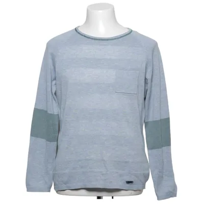 Sweater (Gray) from Replay One Off Cotton, Leather, Polyester