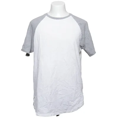 T-shirt (Hvid, Grå) fra Forever 21 Men Bomuld, Viscose