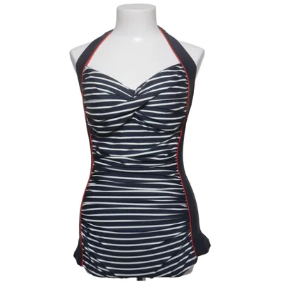 Maillot de bain une pièce (Bleu, Blanc, Rouge) de Wiki Élasthane, Polyamide