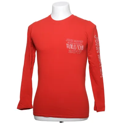 Långärmad t-shirt (Röd) från Gildan