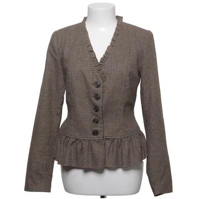 Blazer (Brown) from Rosebud Acetate, Polyester, Wool