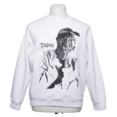 Sweatshirt (Hvid) fra 2Pac Bomuld, Polyester