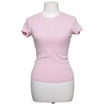 T-shirt (Pink) fra Bershka Bomuld, Elastan