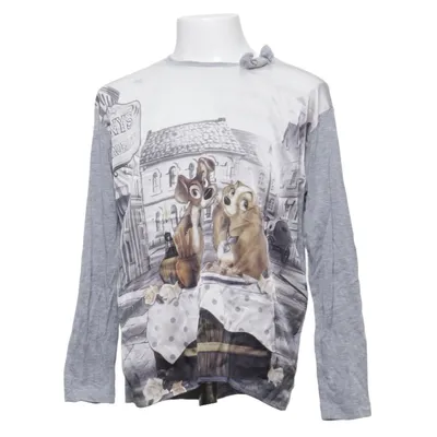 Langærmet t-shirt (Grå, Flerfarvet) fra Monnalisa Elastan, Viscose