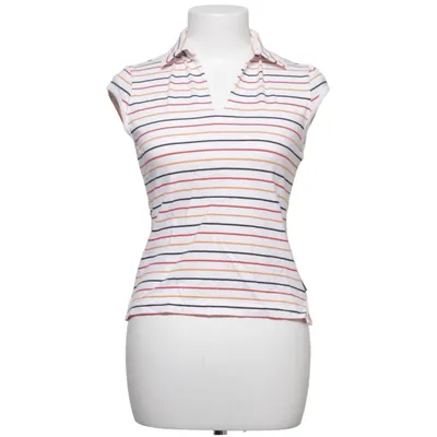 Poloshirt (Wit, Meerkleurig) van Mexx Sport Katoen, Elastaan