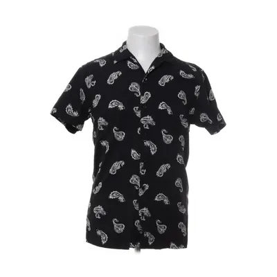 Kortærmet skjorte (Sort, Hvid) fra Premium by Jack & Jones Bomuld, Viscose
