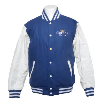 Varsity jacket (Blue, White) from Corona Extra Leather, Polyester, Wool