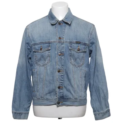 Spijkerjas (Blauw) van Wrangler Katoen