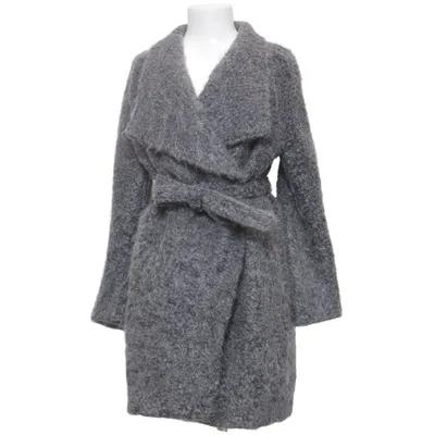 Coat (Gray) from Rena Marx Mohair, Polyamide, Wool