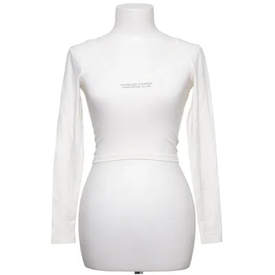 Crop top (Vit) från Vanquish Bomull, Elastan