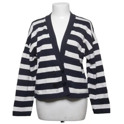 Cardigan (Blå, Hvid) fra Massimo Dutti Bomuld