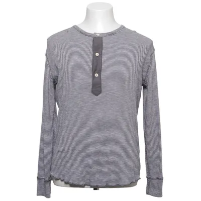 T-shirt manches longues (Gris, Blanc) de Pocoloco Coton